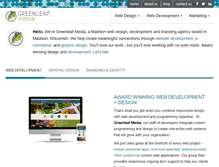 Tablet Screenshot of greenleafmedia.com